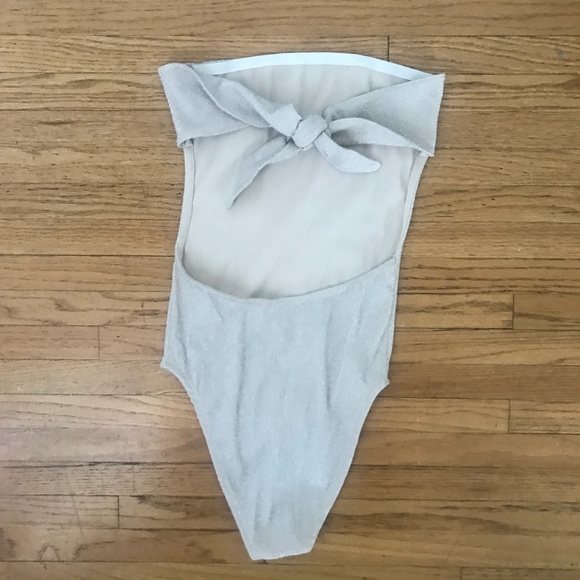 Topshop Glitter Bodysuit - Picture 6 of 7